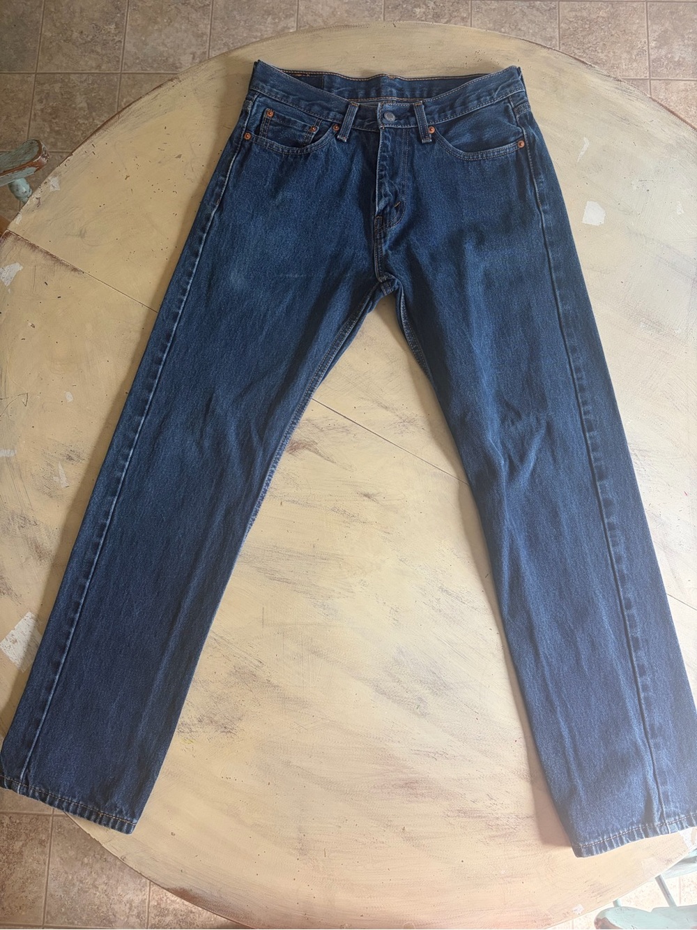Vintage Levi's Jeans 505 30 x 32 100% Cotton Straight Leg Dark Wash